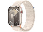 MediaMarkt Apple Watch Series 9 GPS + Cellular 45mm Aluminiumgehäuse, Sport Loop, Polarstern; Smartwatch - bis 01.05.2024