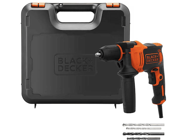 Black & Decker BEH710K-QS 710W 1-Gang Schlagbohrmaschine; Schlagbohrer