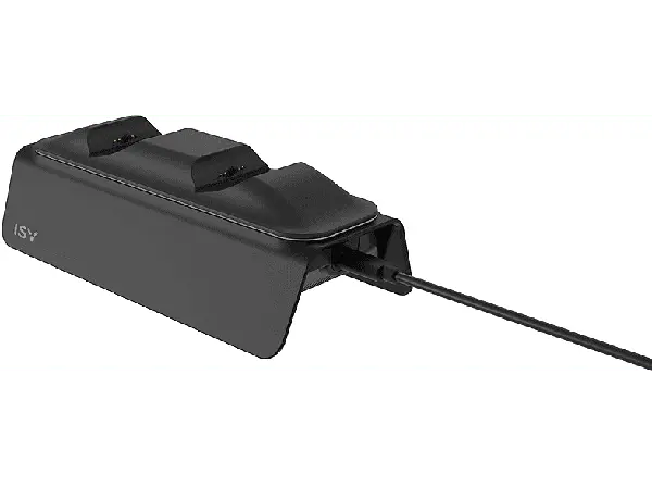 ISY Ladestation IC-6008-BK schwarz für PS5 Controller; PS5 Controller Ladestation