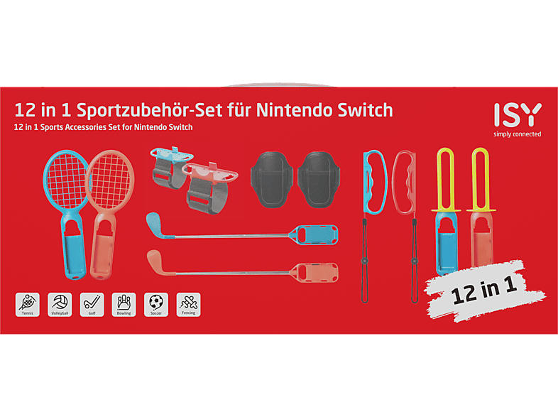 ISY IC-5018 Zubehörset für Switch Sports; Zubehör Set für Switch Sports