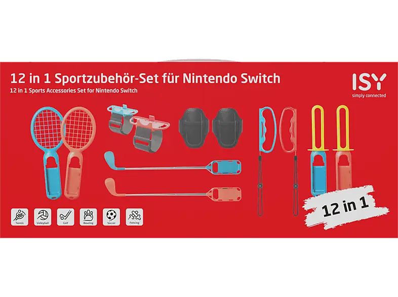 ISY IC-5018 Zubehörset für Switch Sports; Zubehör Set für Switch Sports
