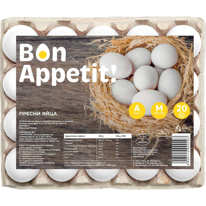 BON APPETIT Яйца