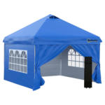 POCO Einrichtungsmarkt Kitzingen Outsunny Pavillon blau Metall B/H/L: ca. 300x284x300 cm