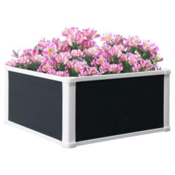 Outsunny Hochbeet grau B/H/L: ca. 60x30x60 cm