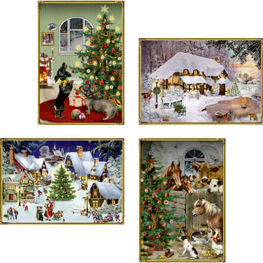 COPPENRATH Mini Adventskalender 72574 Nostalgische Weihnachtswelt