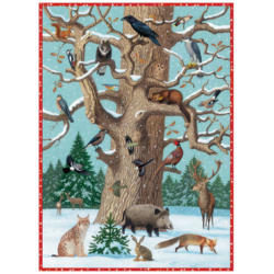 COPPENRATH Calendario da parete 70003 animale in inverno