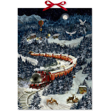 COPPENRATH Wandkalender 95274 Weihnachtsexpress in Winterla