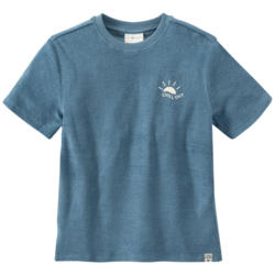 Jungen Frottee-T-Shirt mit kleinem Print (Nur online)