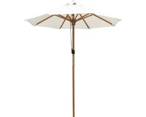 Sonnenschirm Mittelstockschirm Garden Place Ø 180 cm Polyester (PES) beige