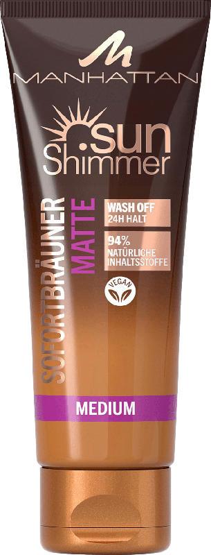 MANHATTAN Cosmetics Selbstbräuner Creme Sunshimmer Medium Matte