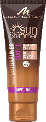 MANHATTAN Cosmetics Selbstbräuner Creme Sunshimmer Medium Matte