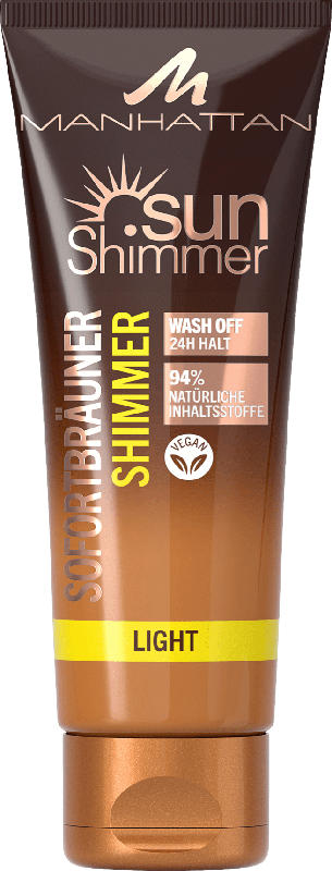 MANHATTAN Cosmetics Selbstbräuner Creme Sunshimmer Light Shimmer