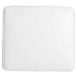 Coussin d’assise RULI, polyester, blanc perlé