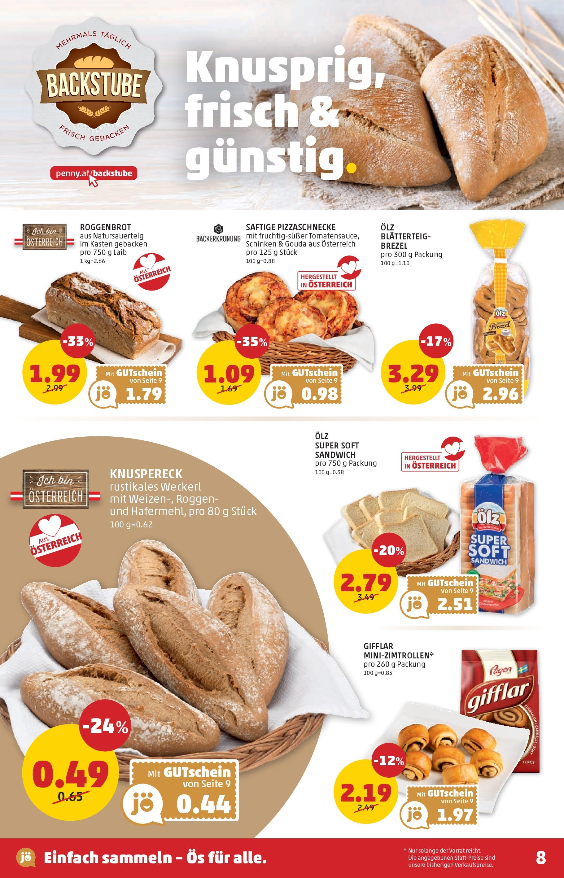 Penny Markt Flugblatt - Kärnten ab (08.05.2024) - Angebote, Prospekt | Seite: 8 | Produkte: Schinken