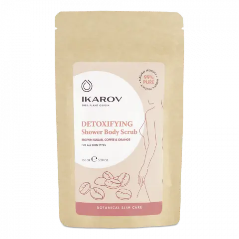 Ikarov Detoxifying детоксикиращ измивен скраб за тяло с кафе и портокал 150г.