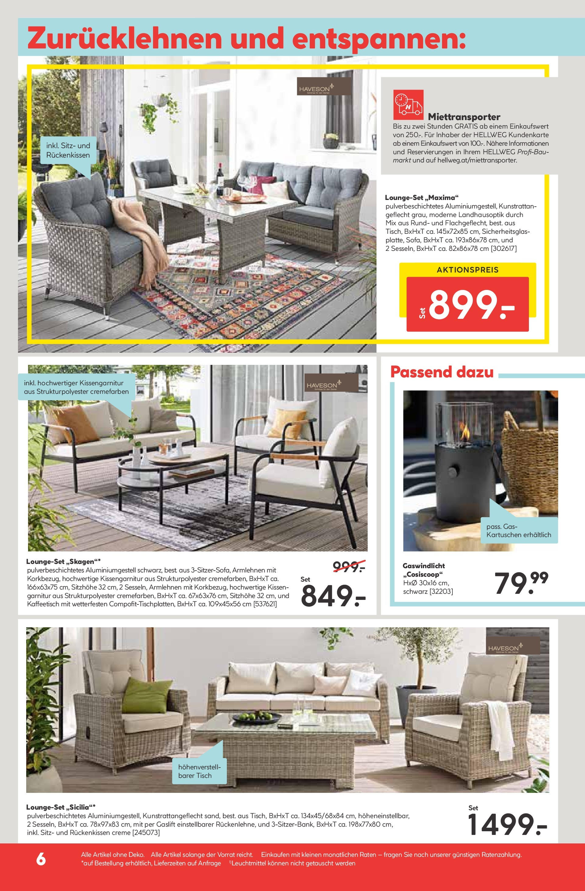 HELLWEG Flugblatt von 08.05.2024 - Aktuelle Angebote | Seite: 6 | Produkte: Kissen, Tisch, Creme