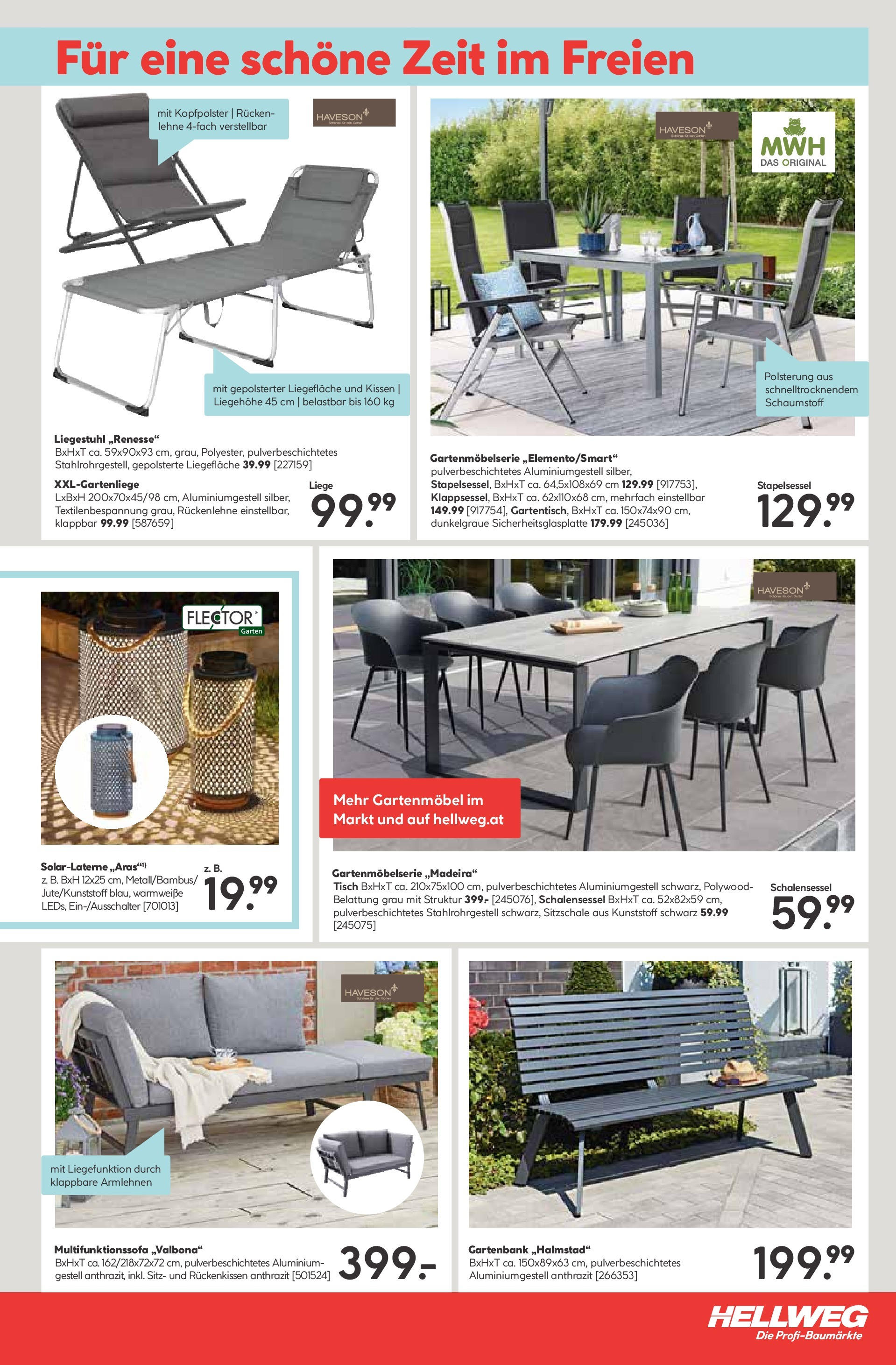 HELLWEG Flugblatt von 08.05.2024 - Aktuelle Angebote | Seite: 7 | Produkte: Kissen, Liegestuhl, Tisch, Gartenmöbel