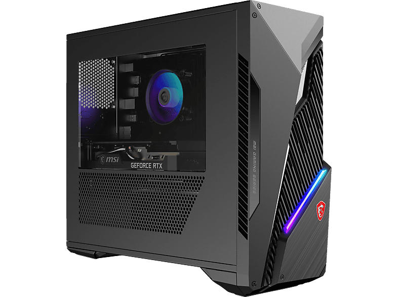 MSI MAG Infinite S3 13NUE-816DE Gaming PC, i7-13700F, 16GB RAM, 1TB SSD, RTX 4070, Win11 Home, Schwarz