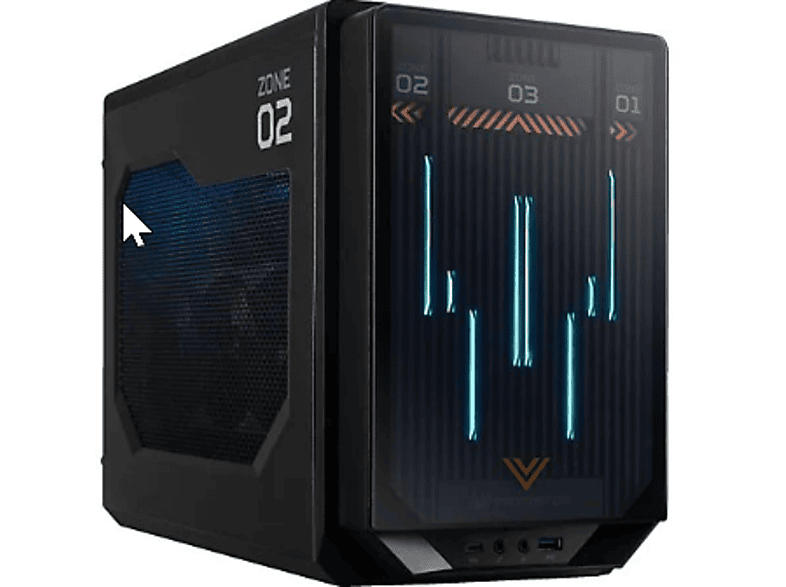 ACER Predator Orion X POX-650 Gaming PC, i7-13700, 32GB RAM, 1TB SSD, RTX 4080, Win11 Home, Schwarz