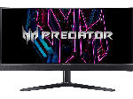 MediaMarkt Acer Predator X34V Curved Gaming Monitor, 34 Zoll, UWQHD, 175Hz, 0.1ms GTG, OLED, 250cd, 2x 6W Soundbar, Schwarz - bis 04.05.2024