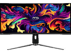 MSI MAG 341CQPDE QD-OLED Curved Gaming Monitor, 34 Zoll UWQHD, 175Hz, 0.03ms (GtG), 21:9, 250cd, Schwarz