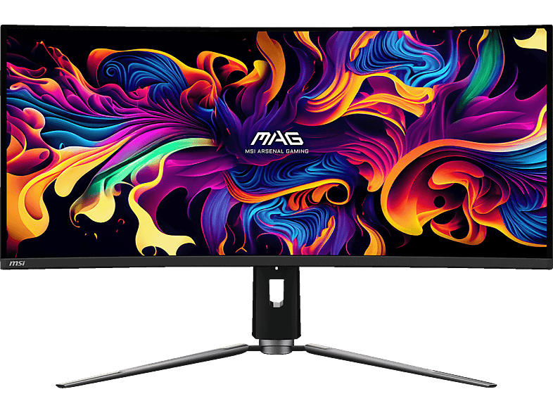 MSI MAG 341CQPDE QD-OLED Curved Gaming Monitor, 34 Zoll UWQHD, 175Hz, 0.03ms (GtG), 21:9, 250cd, Schwarz