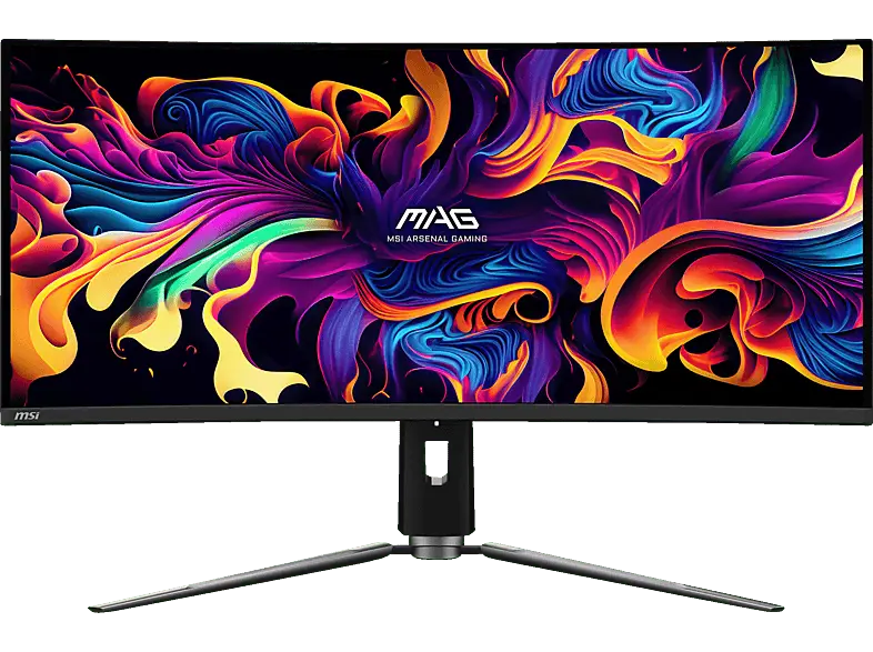 MSI MAG 341CQPDE QD 34 Zoll Curved Gaming Monitor, UWQHD, 0,03 ms Reaktionszeit, 250 cd/m², 175 Hz, Schwarz