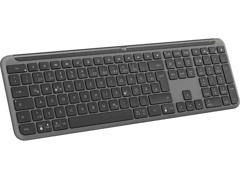 LOGITECH K950 Kabellose Tastatur, DEU (Qwertz), Grafit