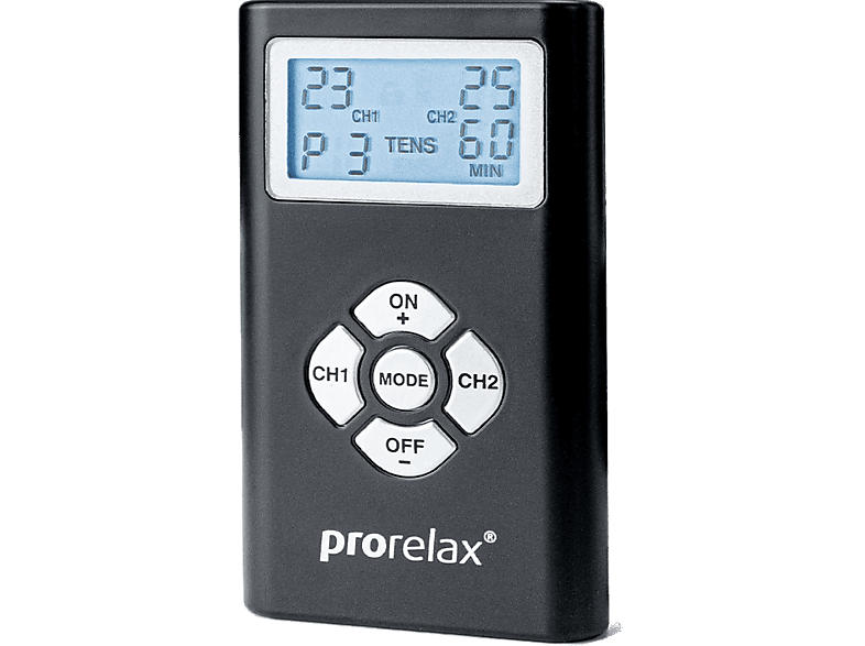 prorelax 48903 Tens/EMS Gerät DUO, Blackline