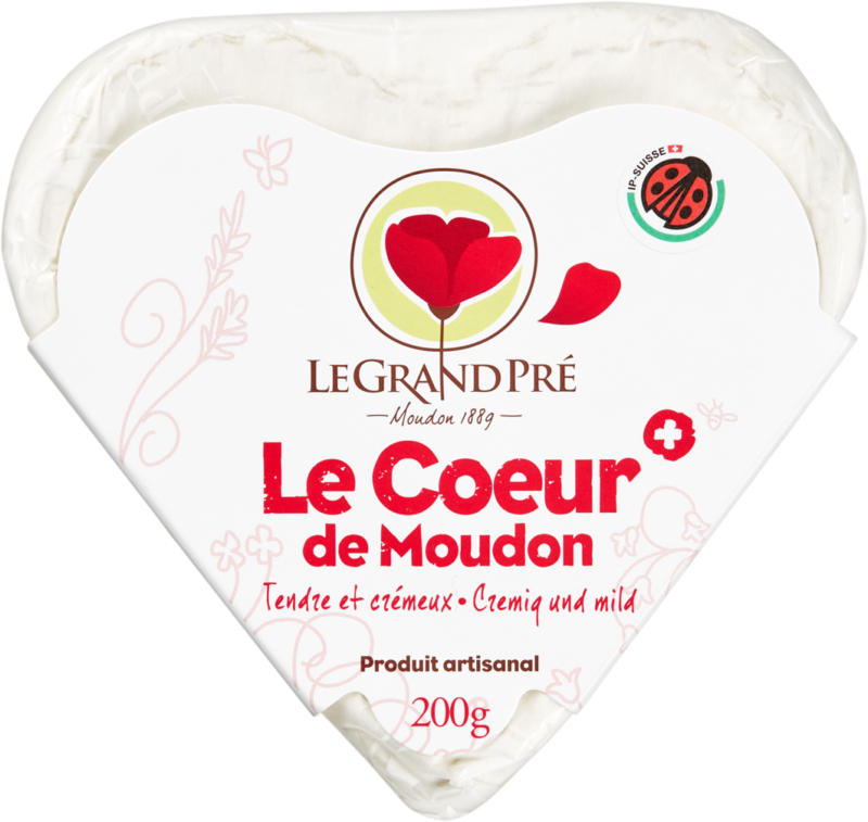 Formaggio a pasta molle Le Cœur de Moudon Le Grand Pré, 200 g