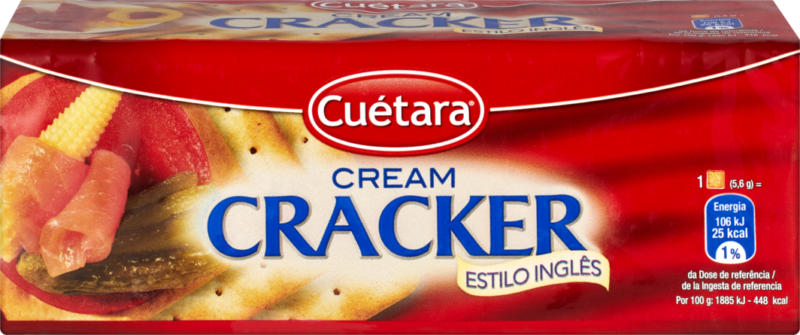 Cuétara Cream Cracker, salati, 200 g