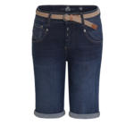Ernsting's family Damen Jeans-Shorts mit Gürtel - bis 06.05.2024