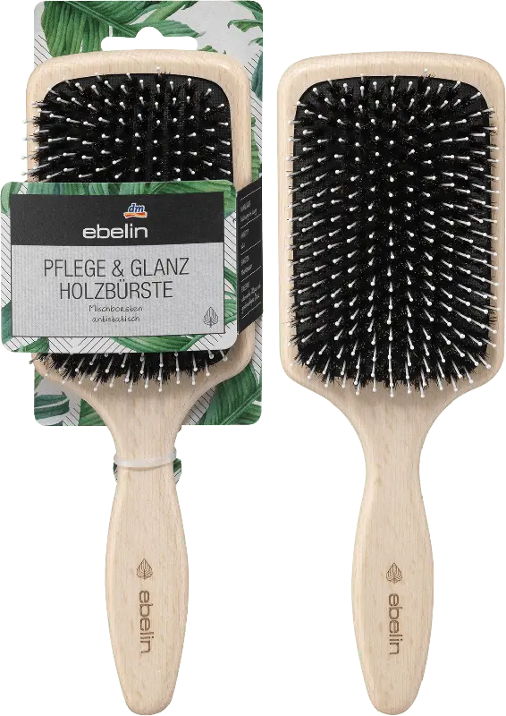 ebelin Pflege & Glanz Holzbürste Mischborsten breit