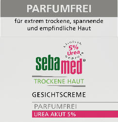 sebamed Urea Akut 5% Gesichtscreme parfumfrei