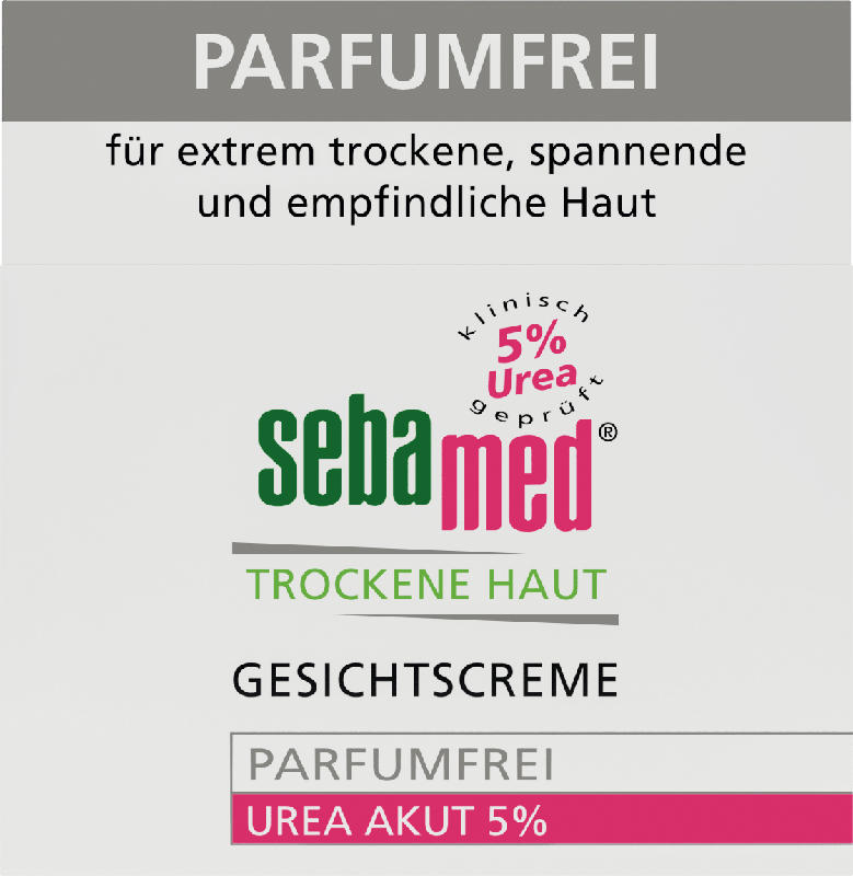 sebamed Urea Akut 5% Gesichtscreme parfumfrei