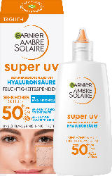 Garnier Ambre Solaire Sonnenschutz Fluid mit Hyaluronsäure LSF 50+