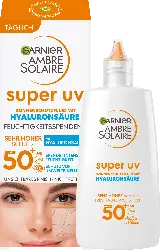Garnier Ambre Solaire Sonnenschutz Fluid mit Hyaluronsäure LSF 50+