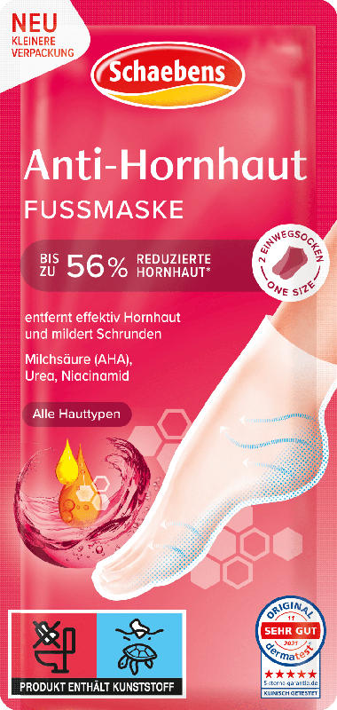 Schaebens Anti-Hornhaut Fußmaske (1 Paar)