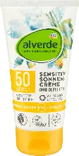 dm drogerie markt alverde NATURKOSMETIK Sonnencreme Sensitiv LSF 50