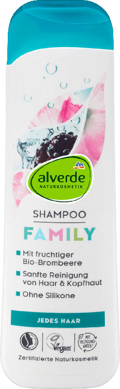 alverde NATURKOSMETIK Shampoo Family