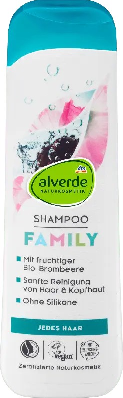 alverde NATURKOSMETIK Shampoo Family
