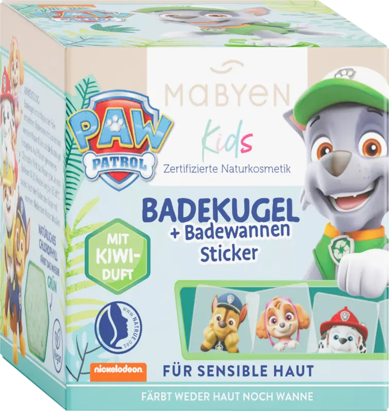 Mabyen Badekugel + Badewannen Sticker
