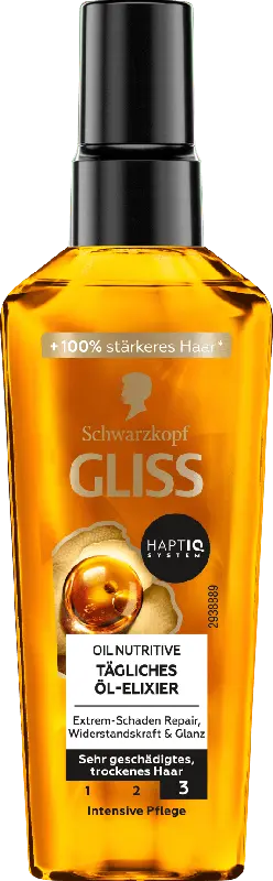 Schwarzkopf Gliss Kur Hair Repair Tägliches Öl-Elixier Haarkur