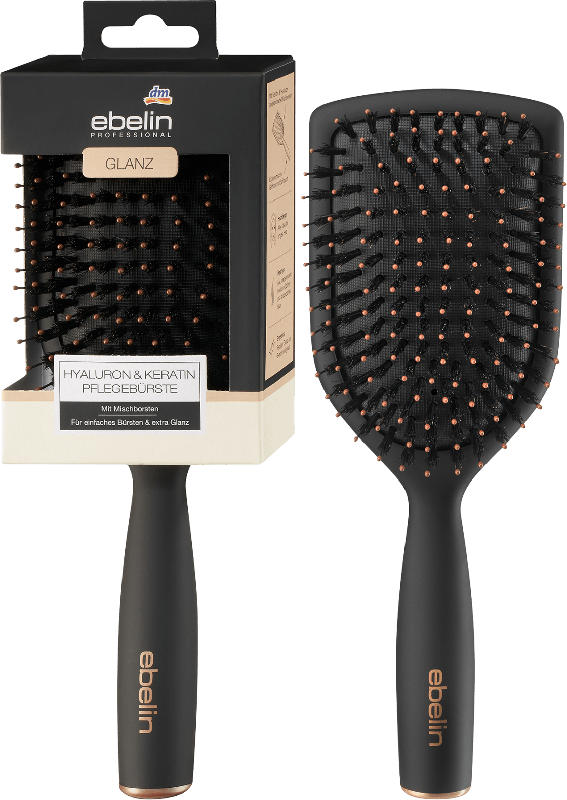 ebelin Professional Paddle Pflegebürste Hyaluron & Keratin