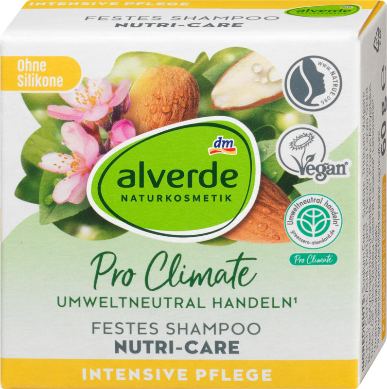 alverde NATURKOSMETIK Festes Shampoo Nutri-Care Pro Climate