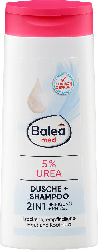 Balea med 2in1 Dusche + Shampoo mit 5 % Urea