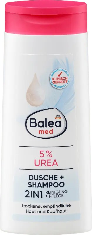 Balea med 2in1 Dusche + Shampoo mit 5 % Urea