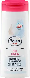 Balea med 2in1 Dusche + Shampoo mit 5 % Urea