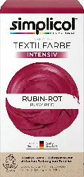 Simplicol flüssige Textilfarbe Rubin-Rot