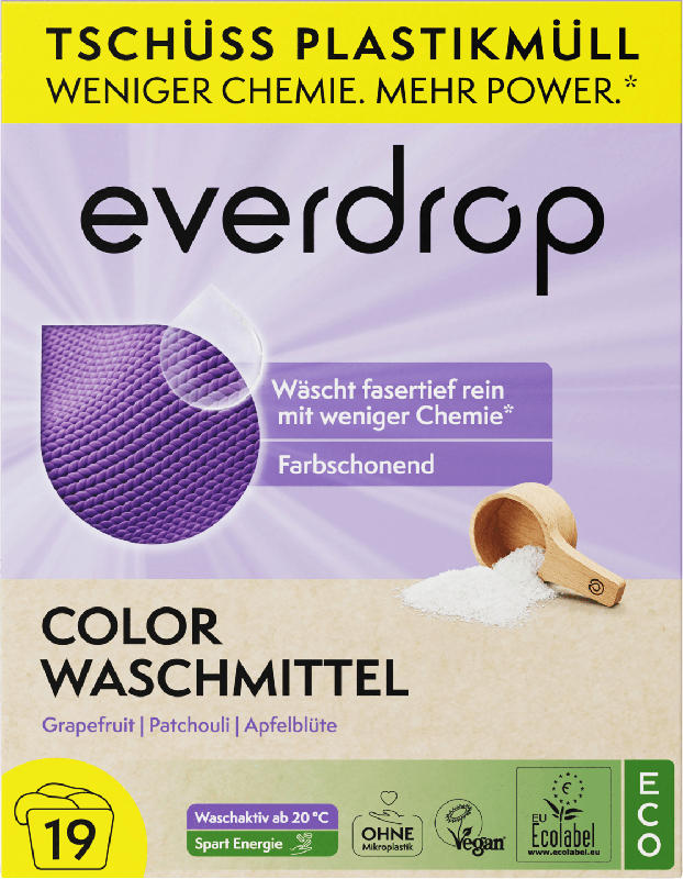 everdrop Colorwaschmittel Pulver